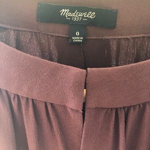 Madewell plum dress size 0